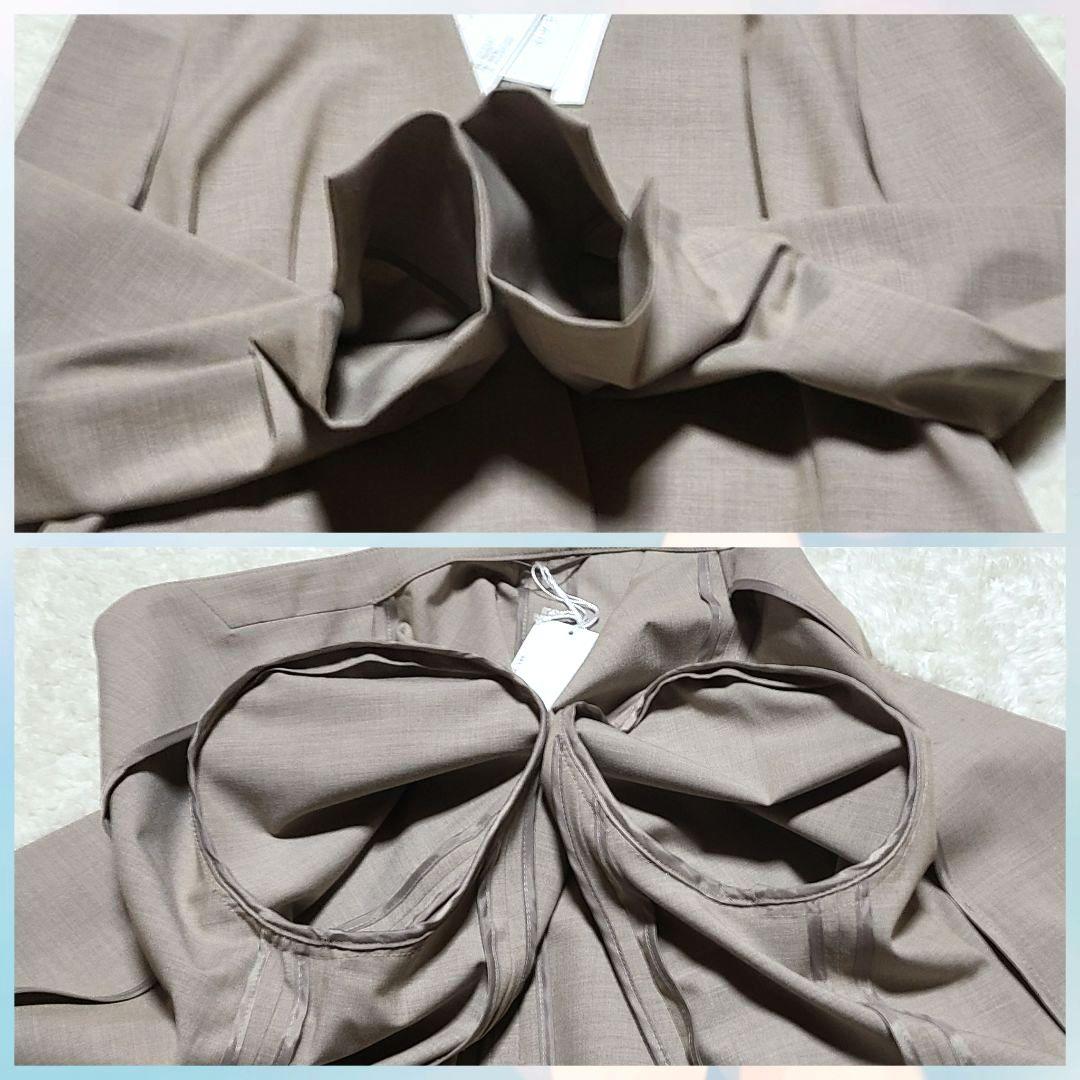 【新品未使用】タグ付　デレガント　スーツ　セットアップ　ノーカラー　洗濯可　40