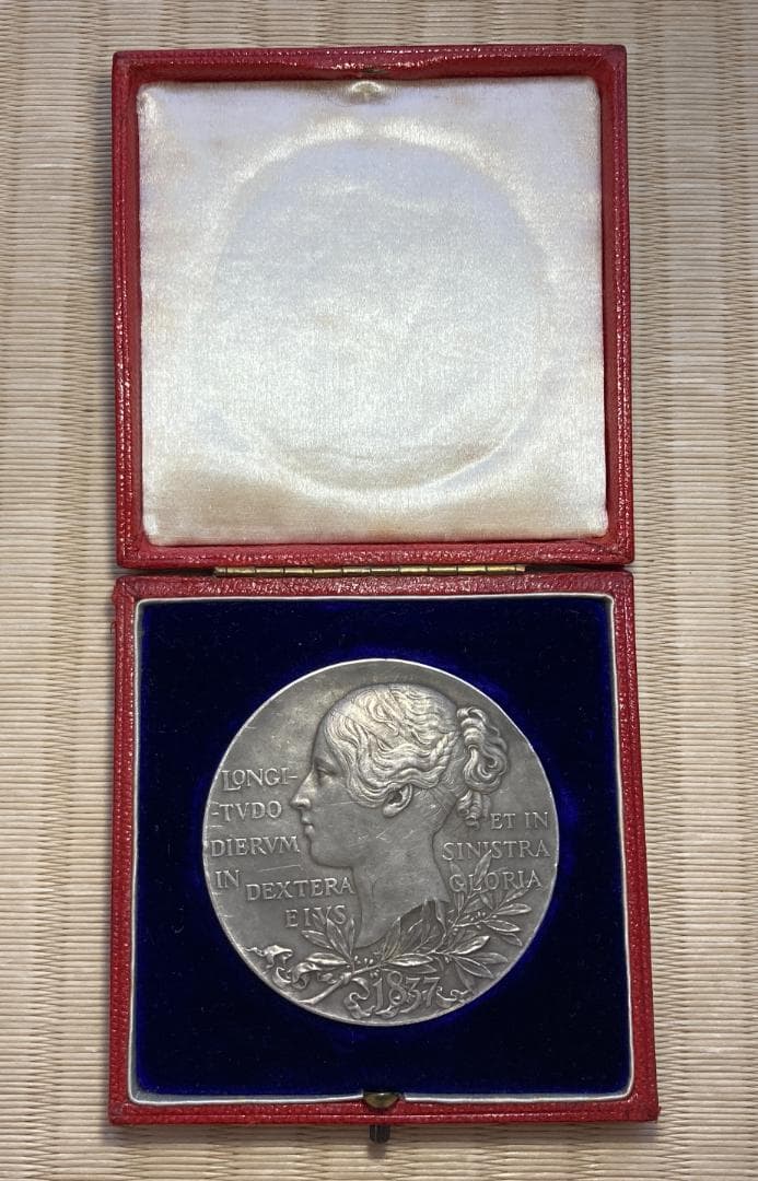 1897 ヴィクトリア女王 即位60周年記念 ダイヤモンドジュビリー 銀メダル