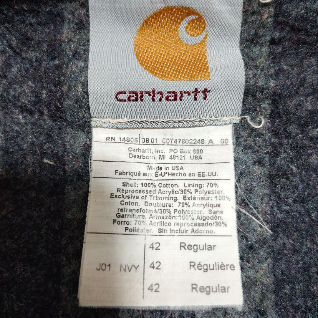 carhartt カーハート　デトロイトジャケット　米国製　ネイビー