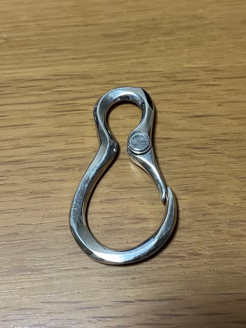 金属製カラビナ キーホルダー　ガルニ　garni sterling silver
