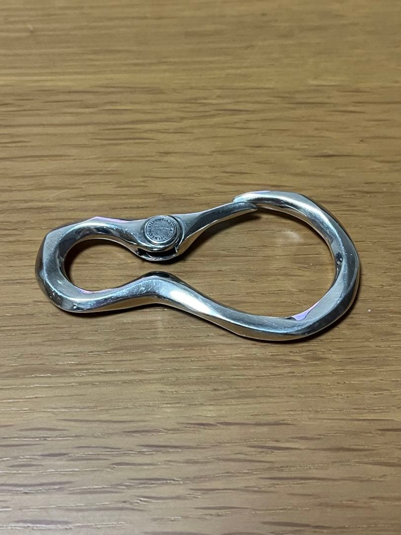 金属製カラビナ キーホルダー　ガルニ　garni sterling silver