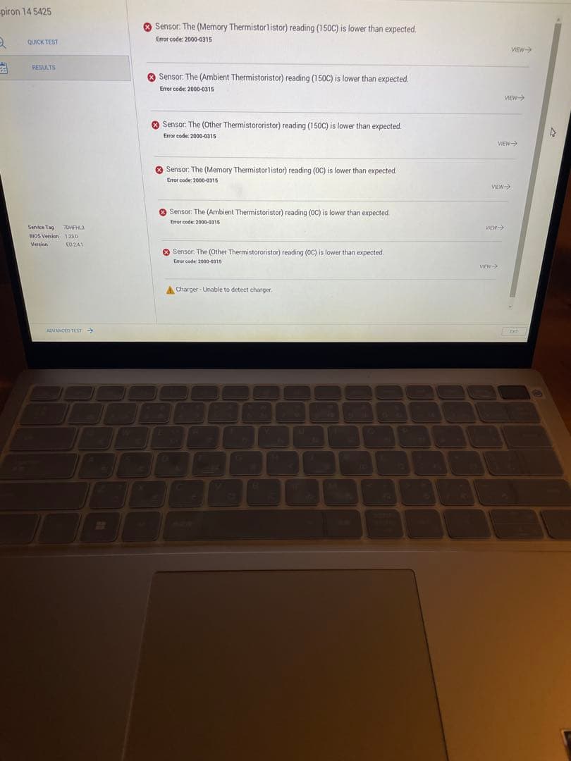 ジャンク品　DELL Inspiron 14 5425