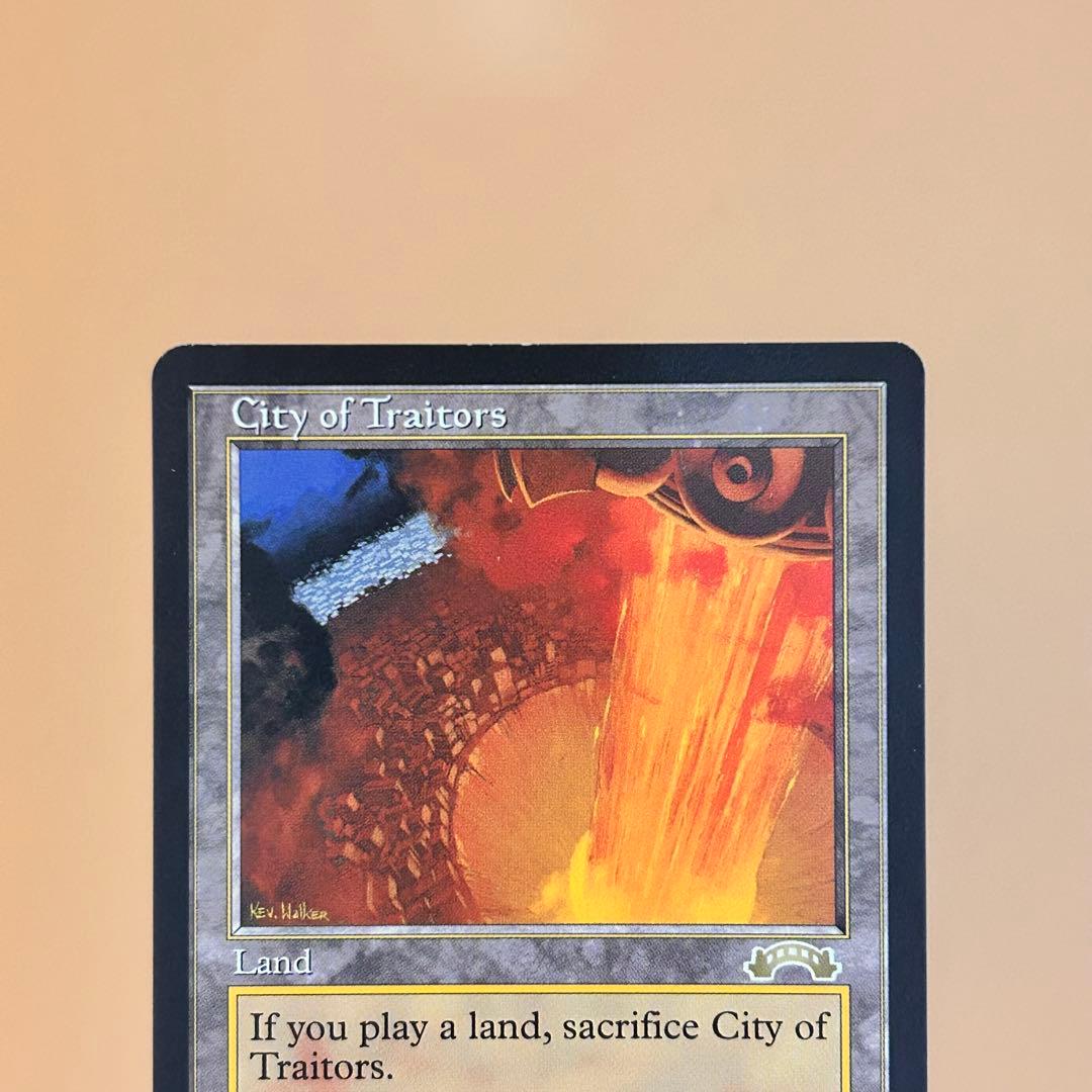 MTG 裏切り者の都 City of Traitors 英語 2枚セット 土地