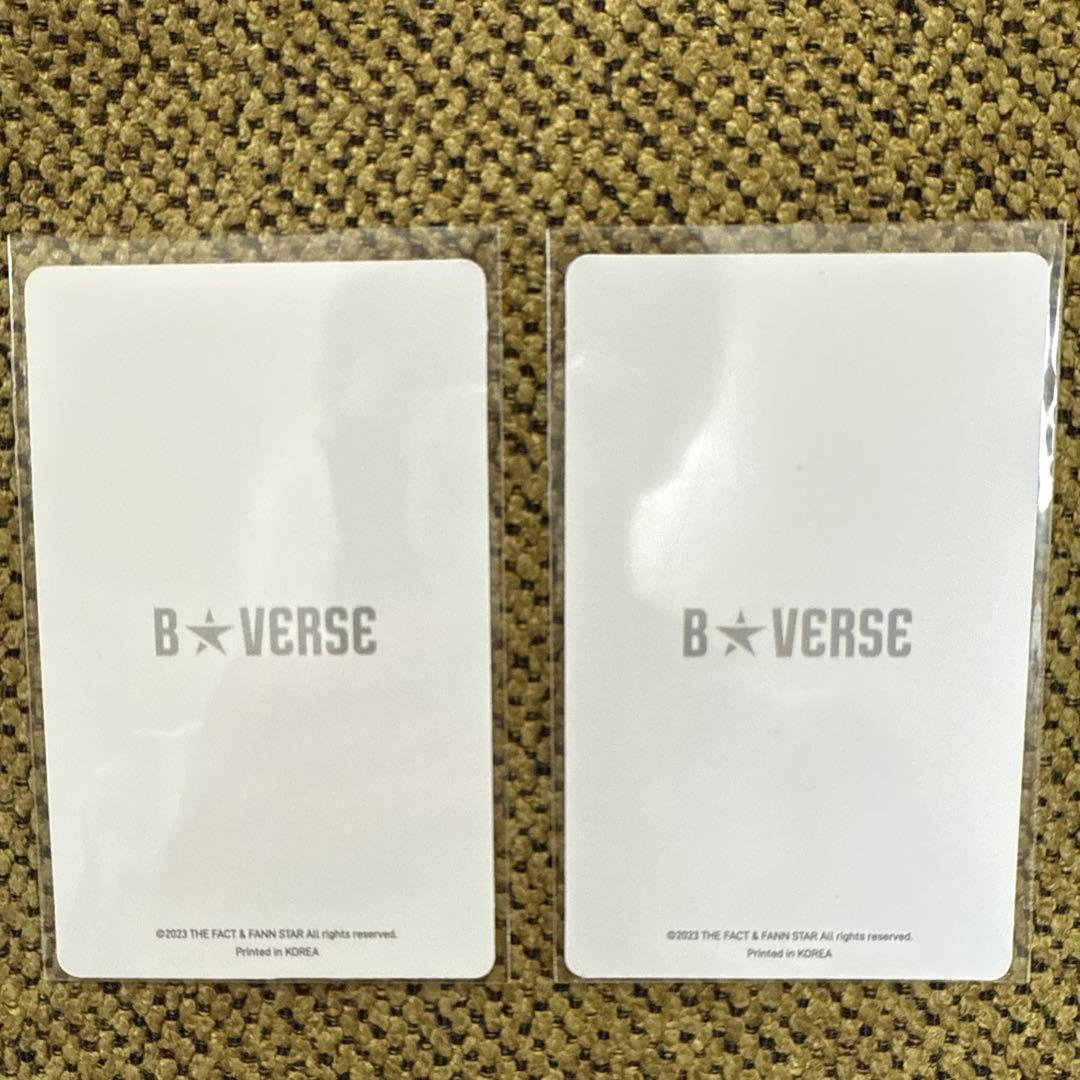 B★VERSE BTS 大阪コンプ　トレーディングカード２枚　jungkook