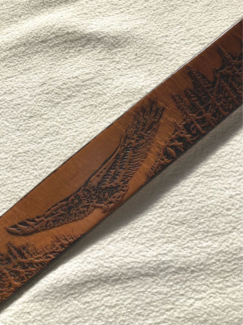 RRL イーグル　マウンテン　カウレザーベルト　ブラウン　サイズW34 USA製