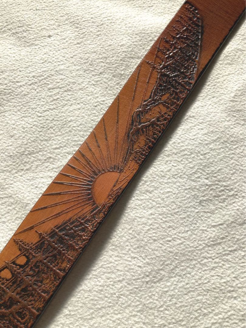 RRL イーグル　マウンテン　カウレザーベルト　ブラウン　サイズW34 USA製