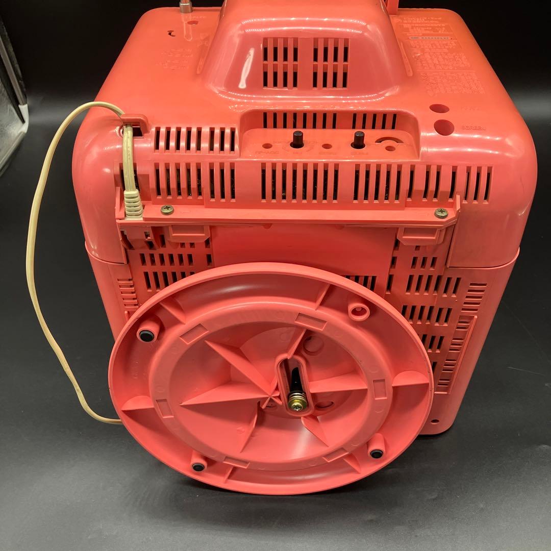 National レトロ　ブラウン管テレビ　ピンクTH11-S29 当時物