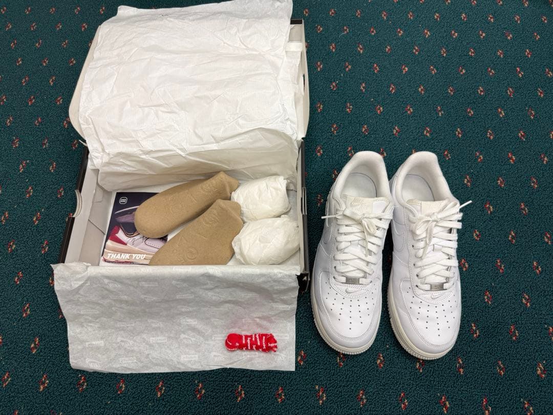 Nike Air Force 1 ホワイト Supreme 26