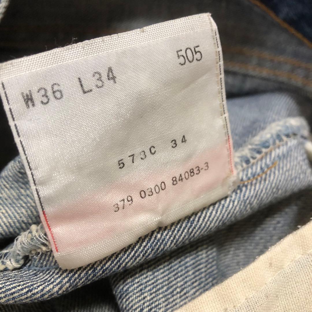 00s リーバイスLevi's 505-03 USA製 ゴールデンサイズ　W36