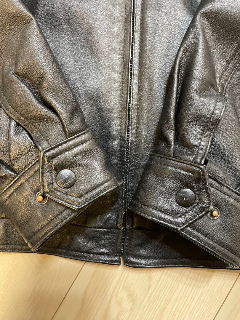 【極美品】セントジョンズベイ ブラック　レザージャケット　L