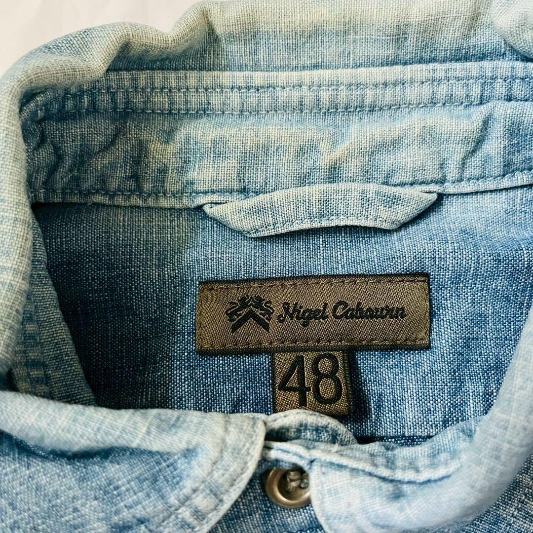 NIGEL CABOURN ナイジェルケーボン プルオーバー デニムシャツ