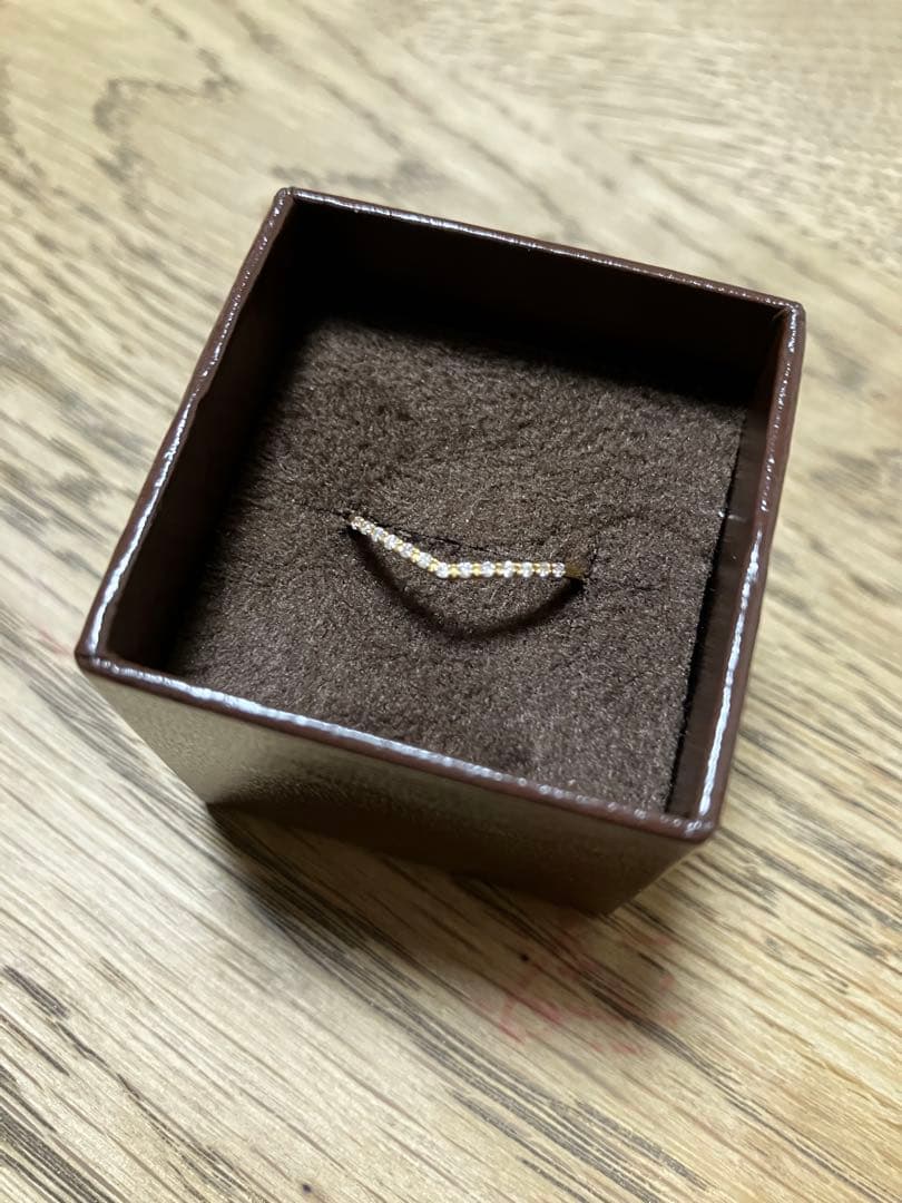 【保証書付き】agete 18Ｋダイヤモンドリング