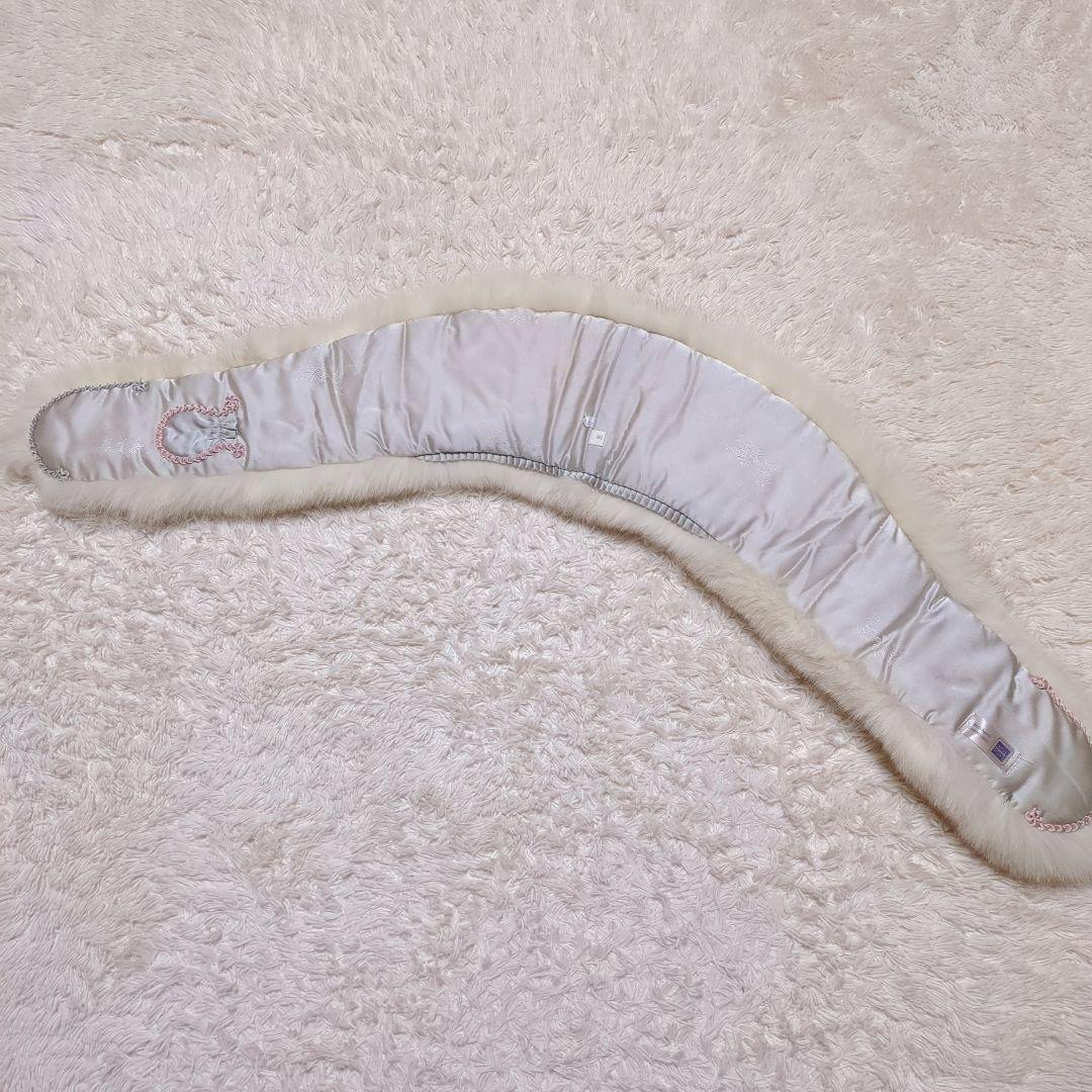 1回着用！SAGA FOX　高級フォックスファー大判ショール　成人式