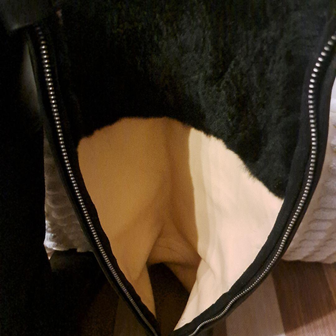 ただ CHANEL ロングブーツ 黒 スエード レザー　キルティング 37