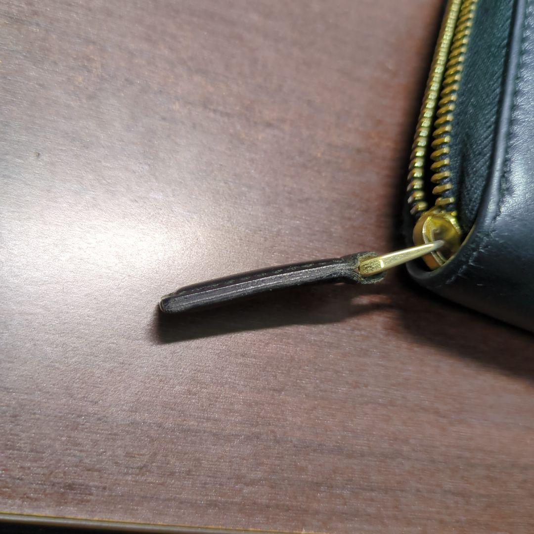 GUCCIメンズ ヴィンテージロゴラウンドファスナー長財布