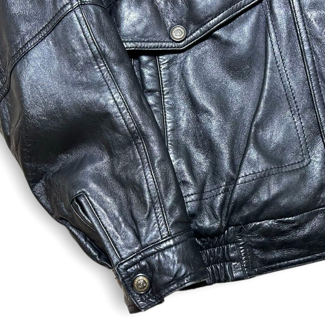 90s vintage レザージャケット 短丈 A2 本革 フライトジャケット