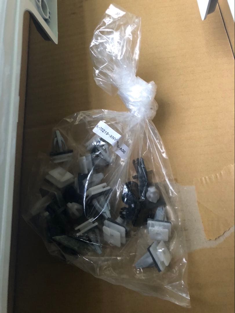 【新品】nbox サイドスポイラー　プラチナホワイトパール