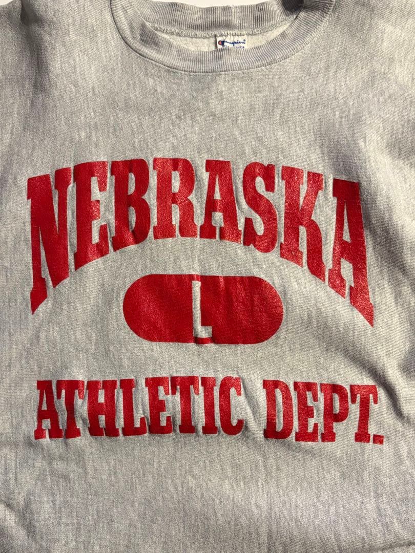 80s Chanpion リバースウィーブ \"NEBRASKA\" トリコタグ