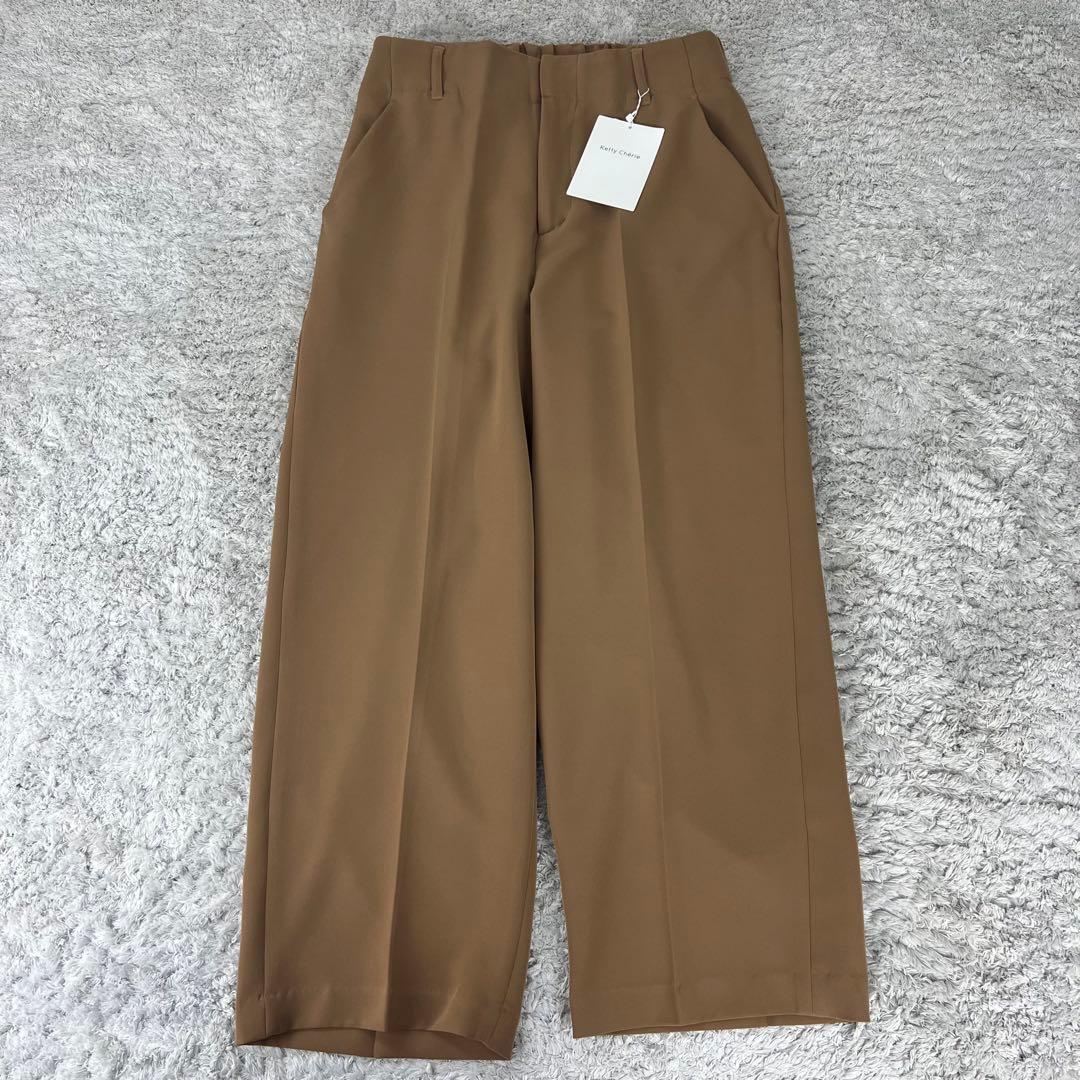 【新品未使用】Ketty Cherie ノーカラーパンツスーツ　セットアップ　L