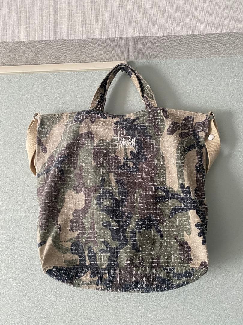 バッグ Stussy NEEDLE PUNCH CROSSBODY BAG camo
