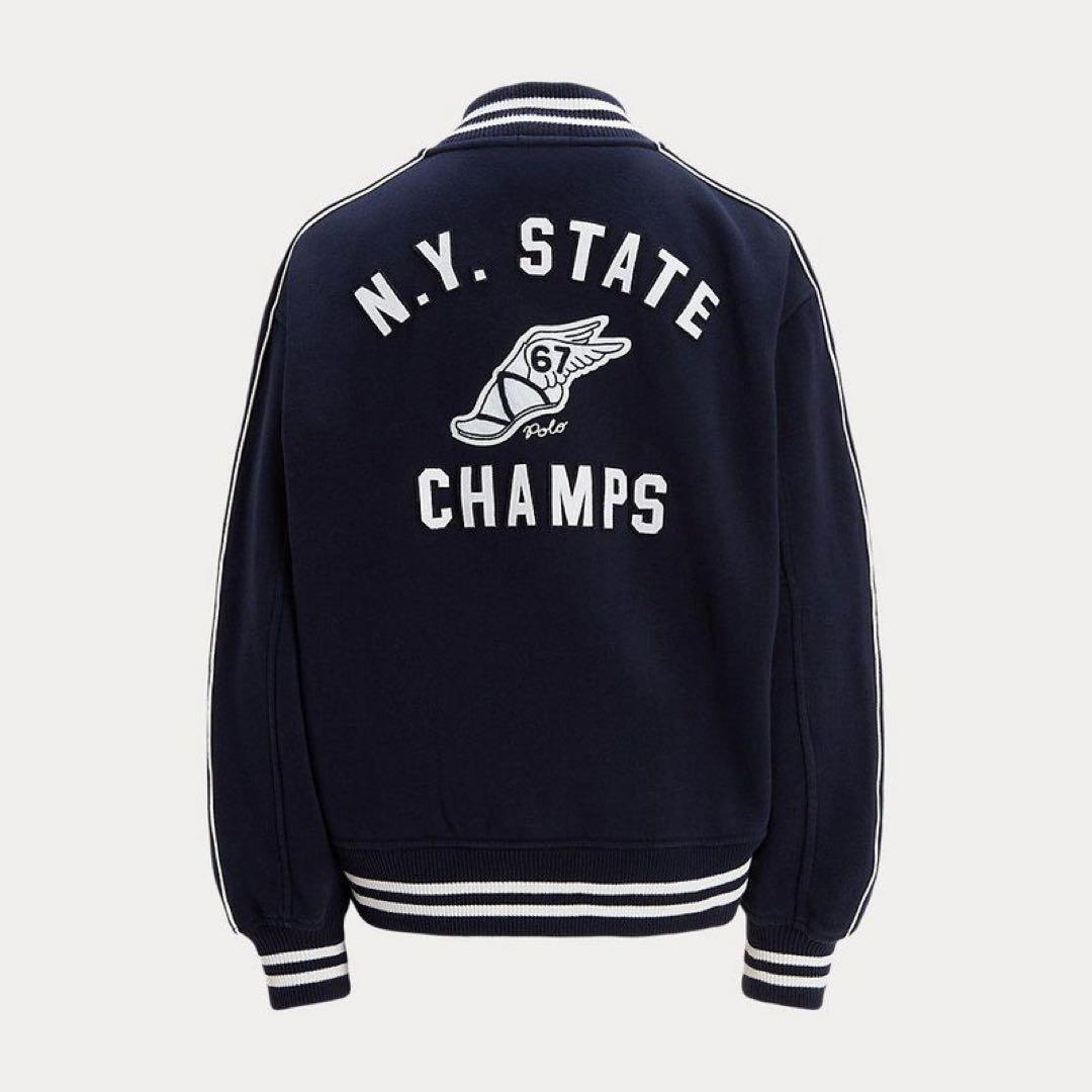 Polo Ralph Lauren フリース スタジアムジャケット　スタジャン