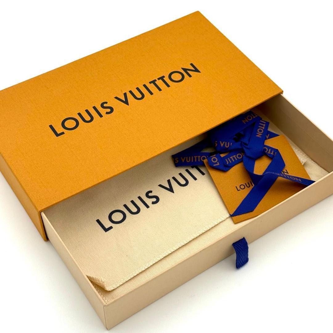 ルイヴィトン【現行 極美品】タイガラマ コバルト ジッピーヴェルティカル 長財布