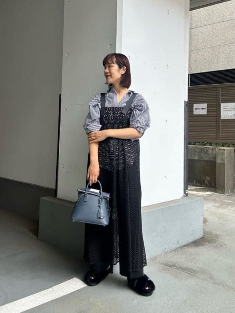 ユナイテッド アローズ ビジューフェイクファーバックストラップサンダル　37