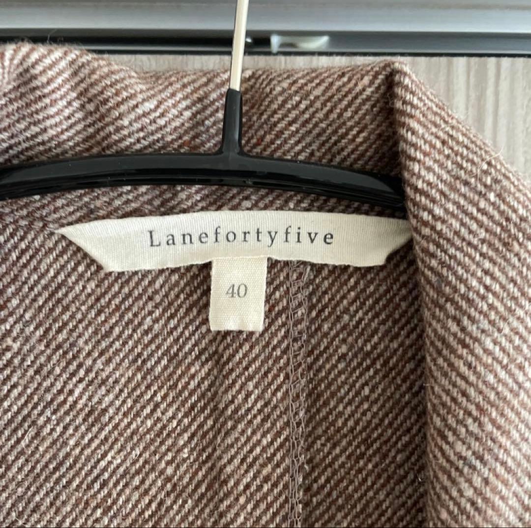 Lanefortyfive 長袖ジャンプスーツ 40 ブラウン系　イギリス製