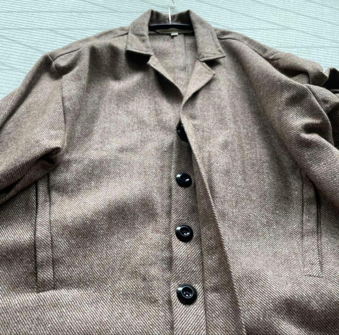 Lanefortyfive 長袖ジャンプスーツ 40 ブラウン系　イギリス製