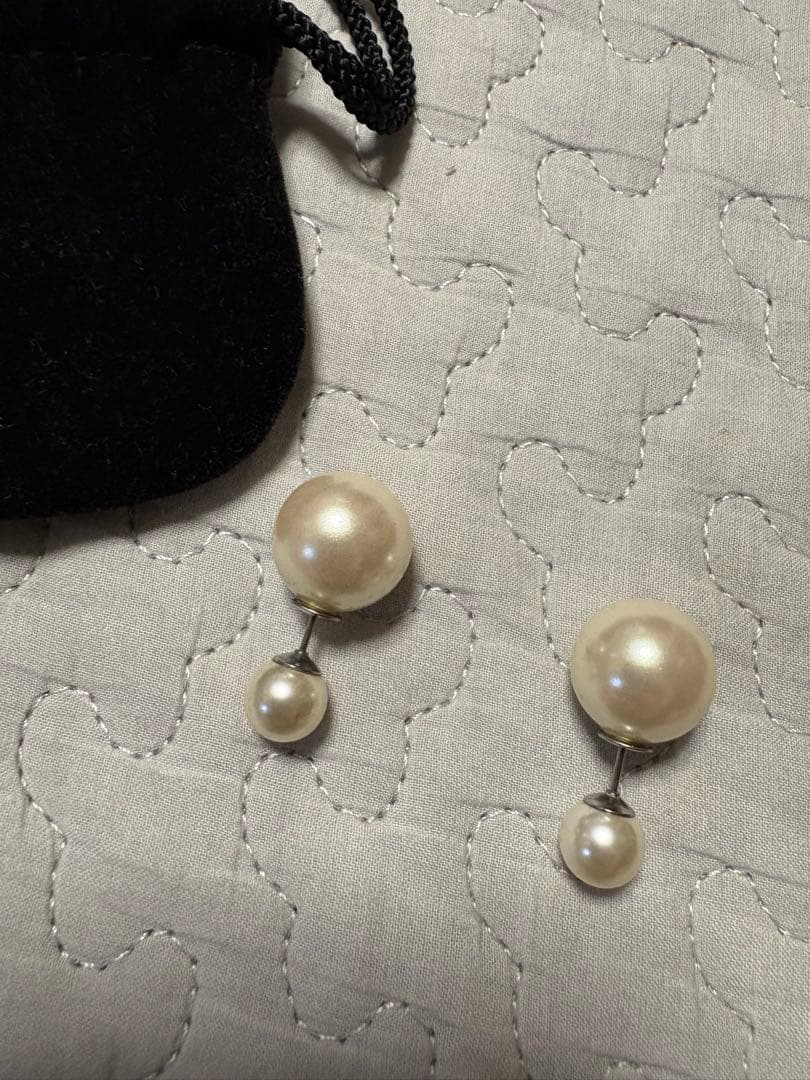 MAYU ホワイトパール ピアス(片耳用) 2個セット