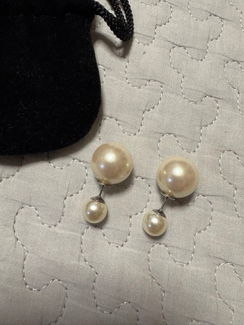 MAYU ホワイトパール ピアス(片耳用) 2個セット
