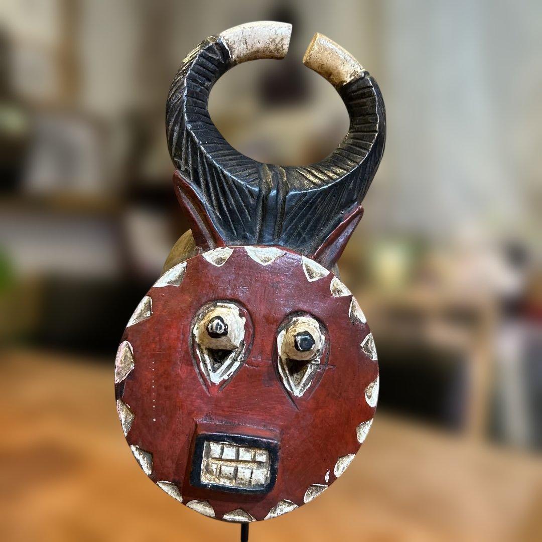 アフリカ　バウレ族プレプレパスポートマスク