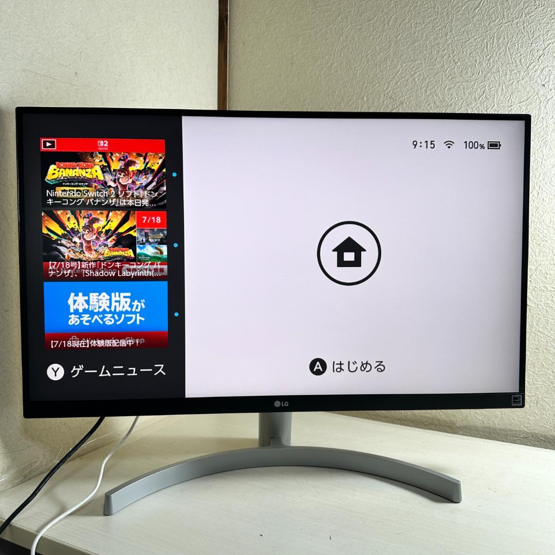 LG 4K 27インチ 液晶モニター