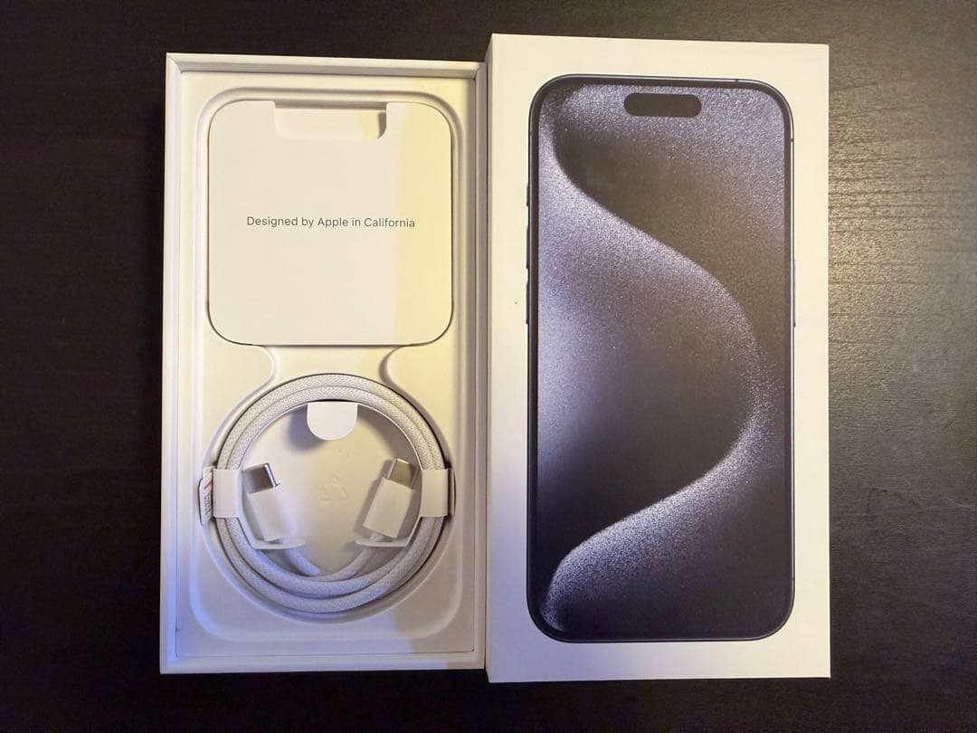 [美品] Apple iPhone 15 Pro 256GBブルーチタニウム