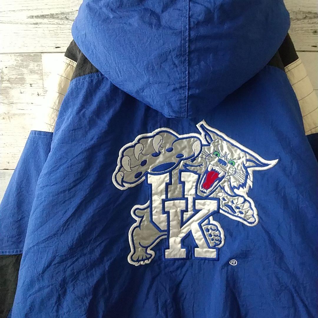 スターター 刺繍 ケンタッキー 中綿 ハーフジップ アノラック ジャケット