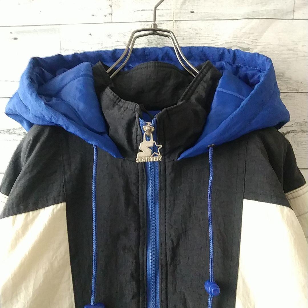 スターター 刺繍 ケンタッキー 中綿 ハーフジップ アノラック ジャケット