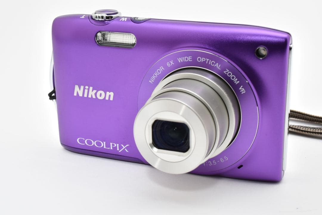 【美品】Nikon COOLPIX S3300 パープル　動作確認済