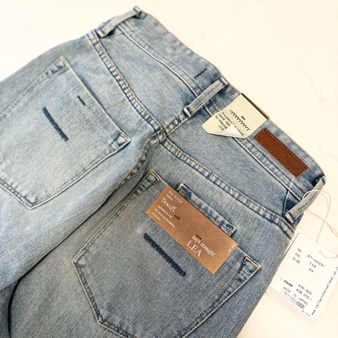 YANUKヤヌーク LEA 24 TVS ボーイズストレート Trick 新品