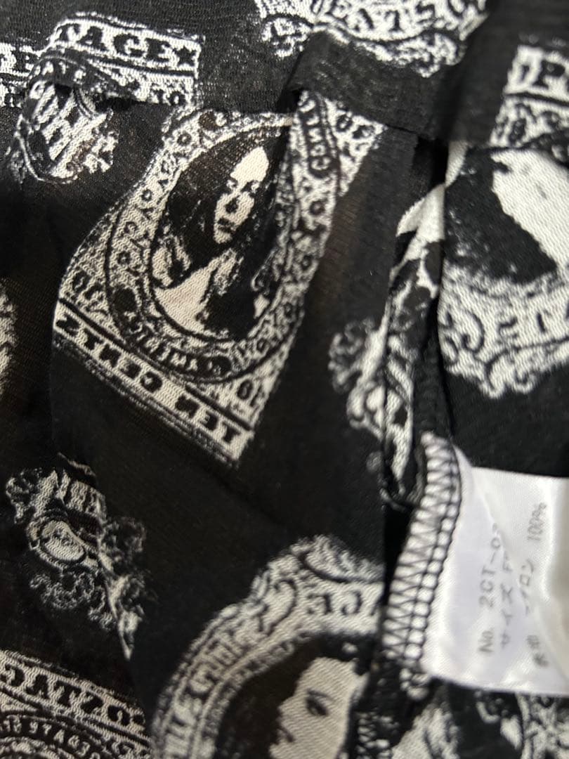 ヒステリックグラマー　ヒスガール　総柄　キャミソール　レース　肖像画