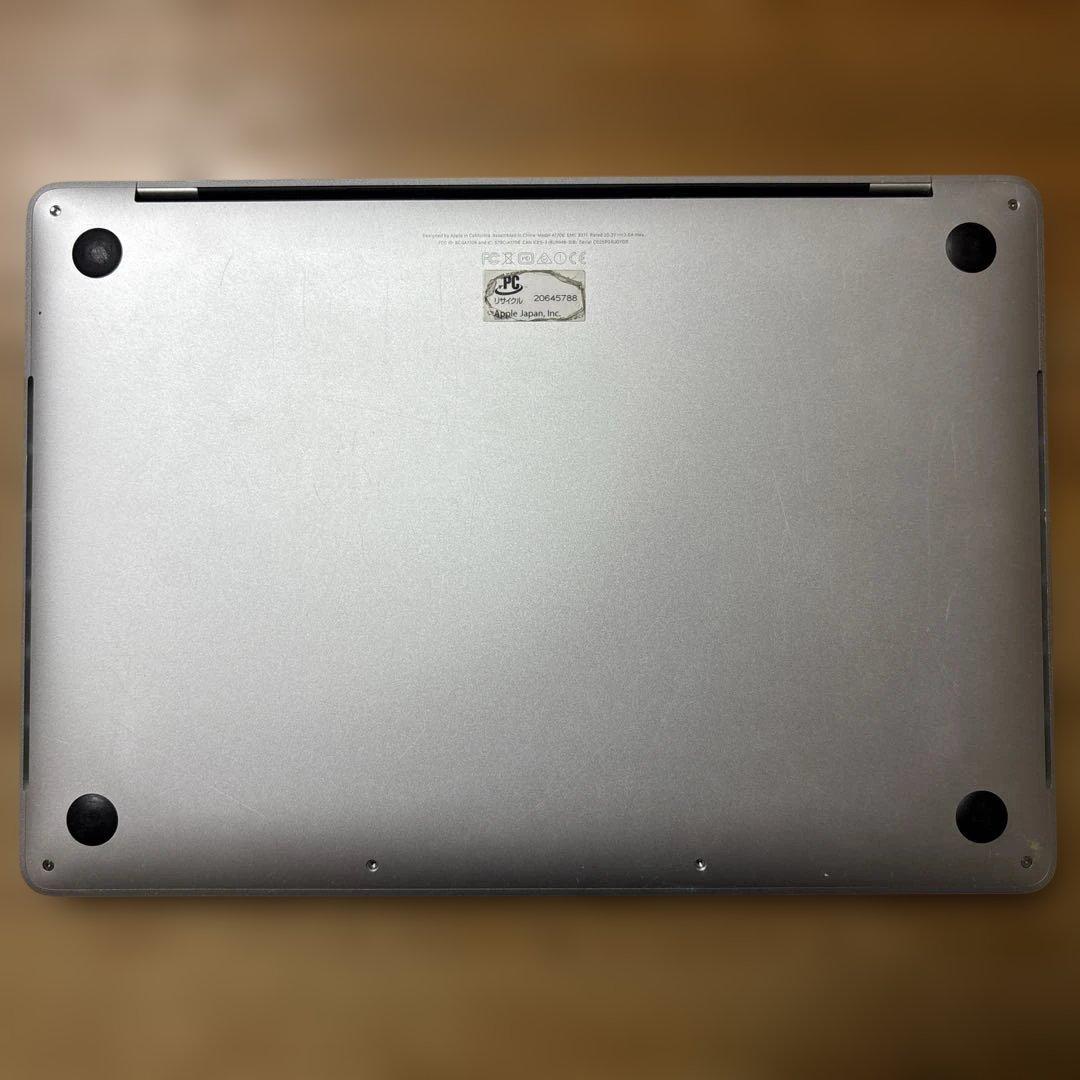 ジャンクMacBook Pro2016メモリ16GB本体のみ
