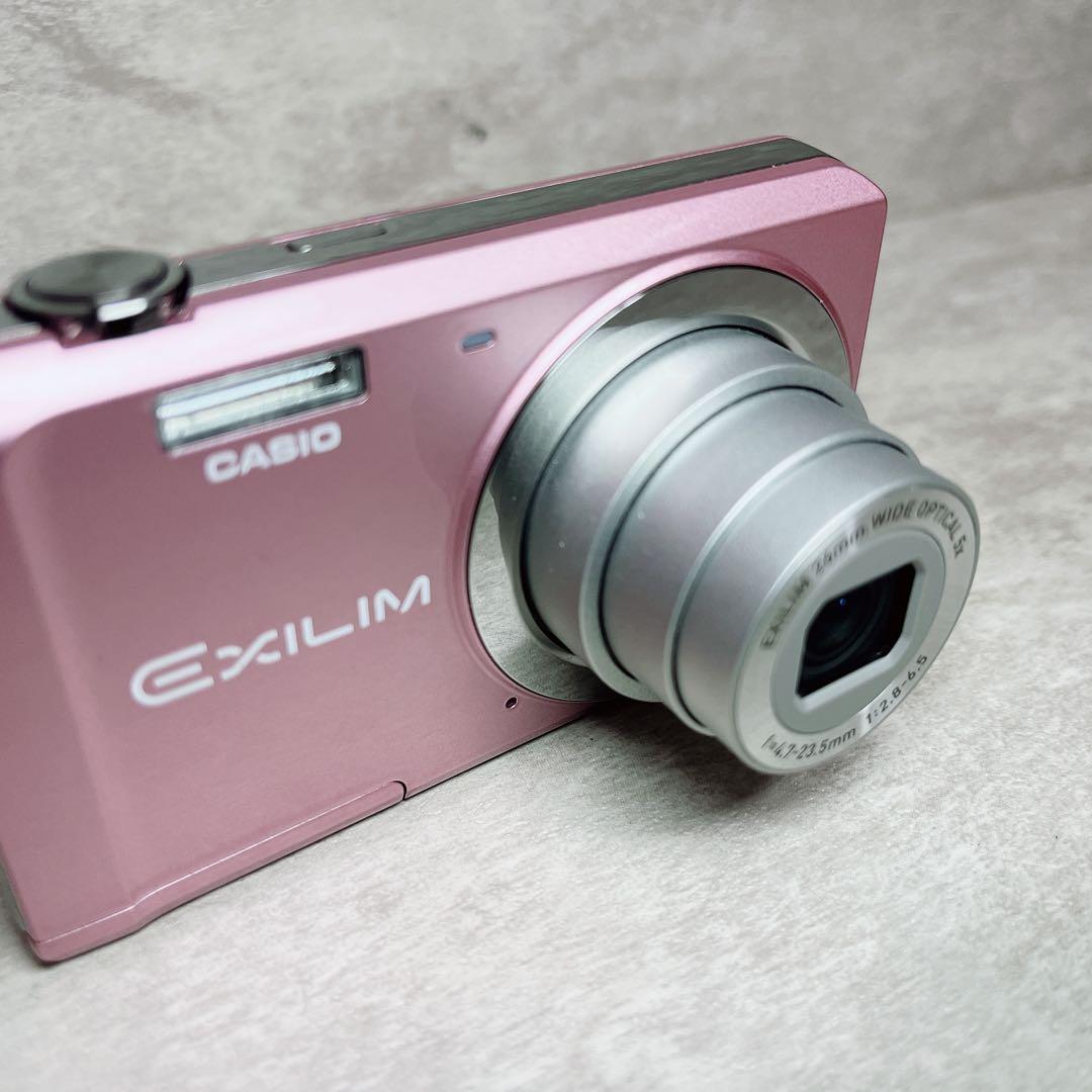 美品　CASIO EXILIM EX-ZS5 ピンク コンパクトデジタルカメラ