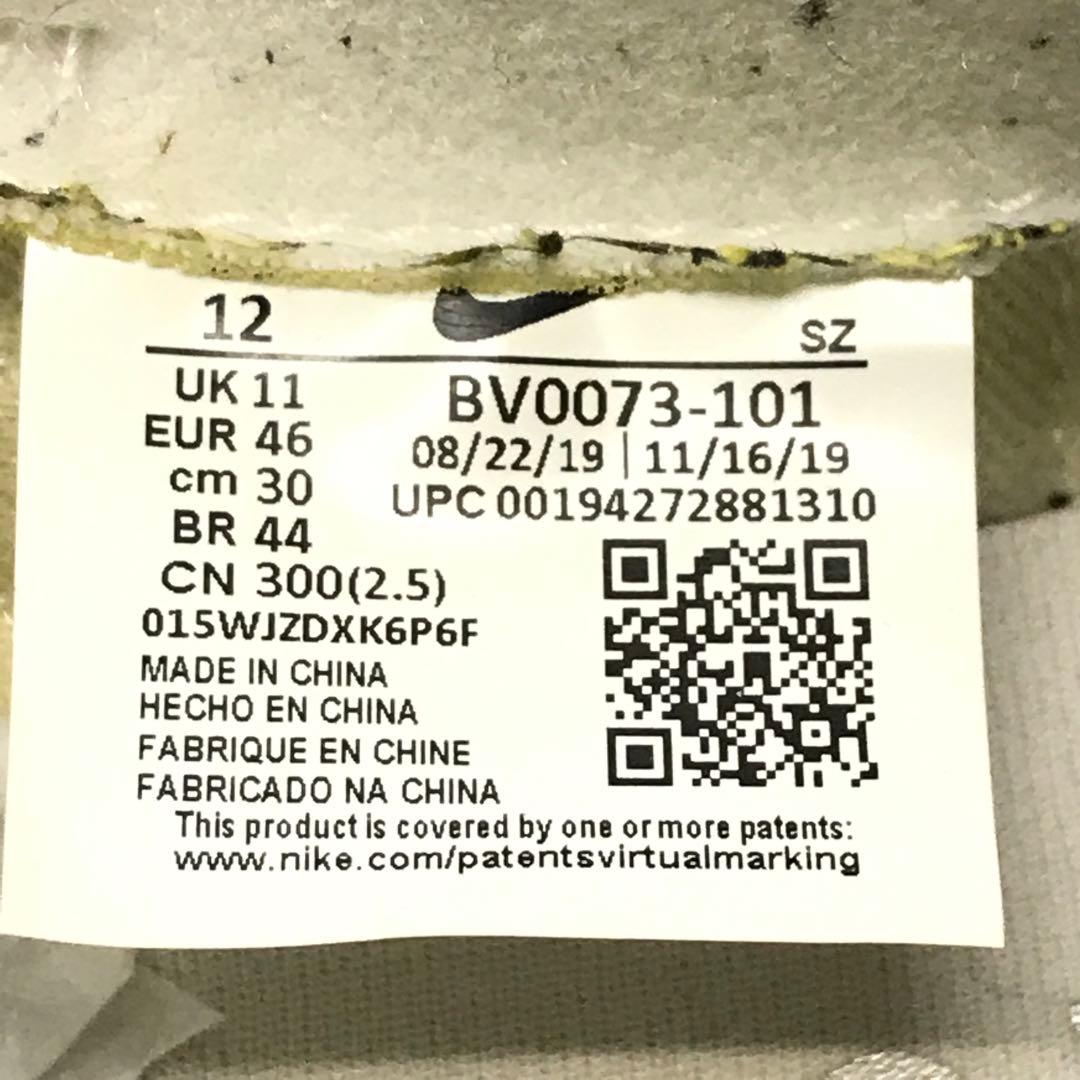 sacai × NIKE LDVワッフル トリプルホワイト us12 30cm