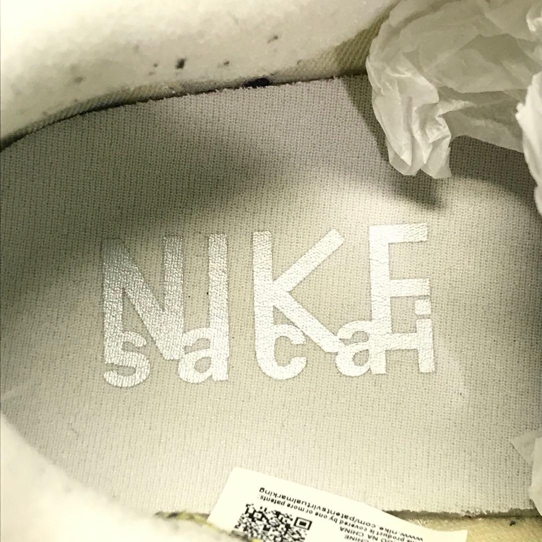 sacai × NIKE LDVワッフル トリプルホワイト us12 30cm