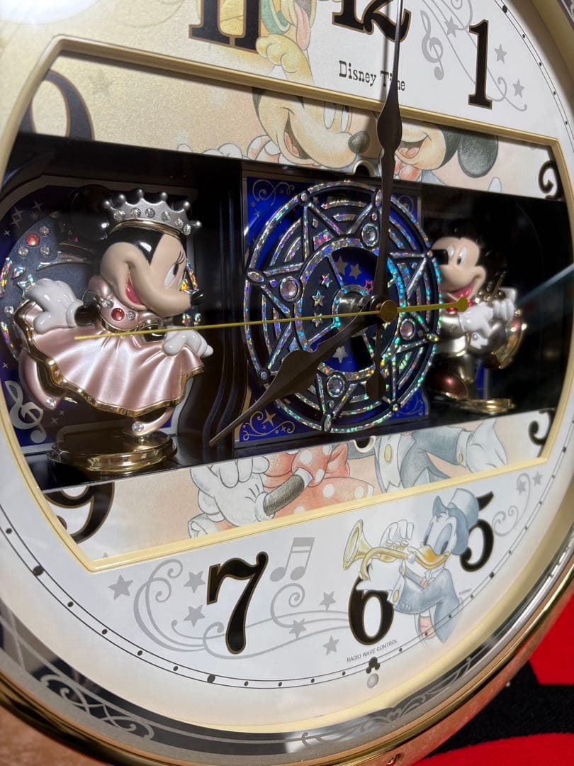 ミッキーマウス からくり音楽付き掛時計 ✨セイコー ディズニー FW561A