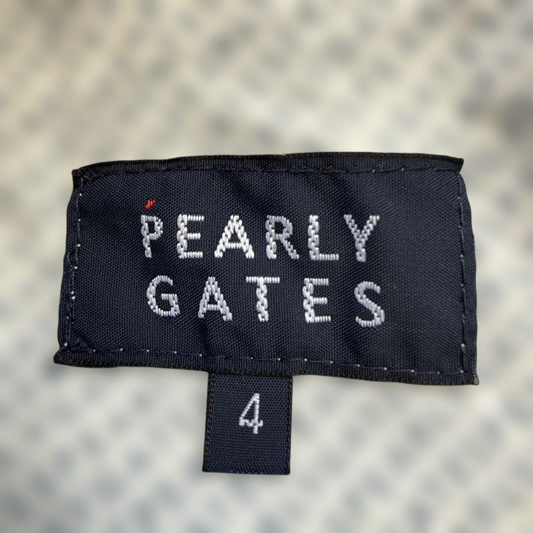 パーリーゲイツ　パンツ　総柄　M〜L相当　紺　白　ネイビー　鯨デザイン　4