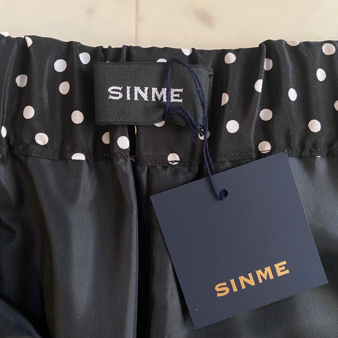 【タグ付き＊未使用品】SINME ドットフレアスカート　HPS別注　サイズS