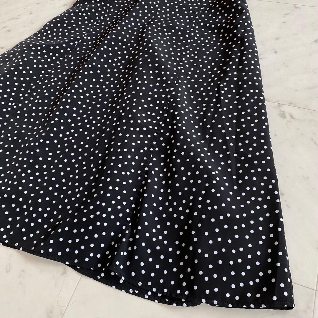 【タグ付き＊未使用品】SINME ドットフレアスカート　HPS別注　サイズS