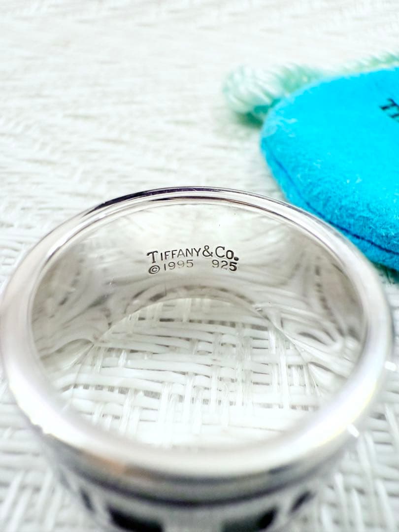 ティファニー　アトラス　ワイド　指輪　リング　18号　研磨仕上済美品 925