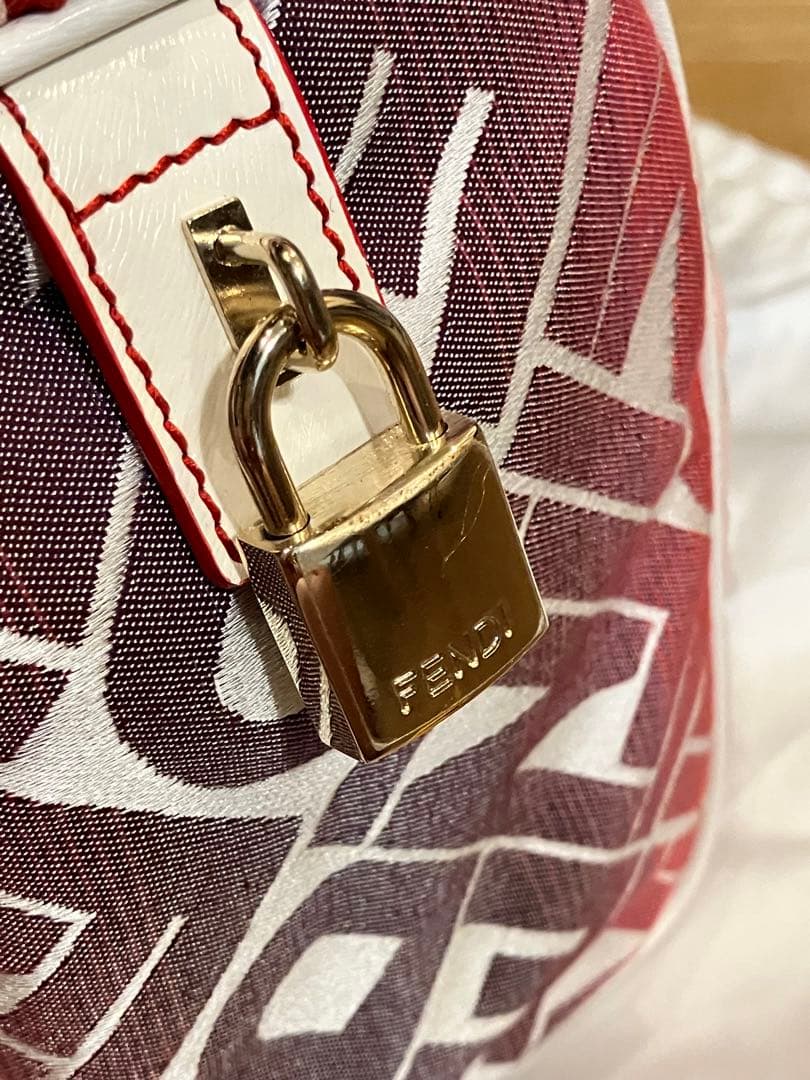 【美品】フェンディ　ミニボストンバッグ