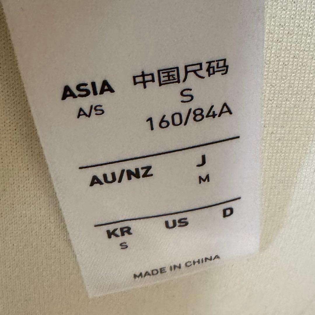 adidas カラージャケット cream white Sサイズ